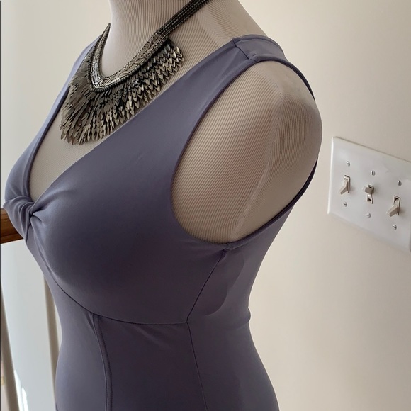 Express purple periwinkle tank top petite - Picture 3 of 4